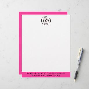Papel Timbrado Logotipo de Marca Comercial da Empresa Custom Mode