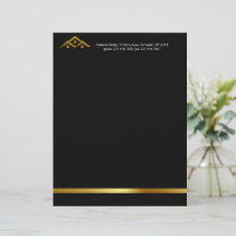 Logotipo Dourado de Casa de Imóveis Moderno Corret