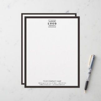 Papel Timbrado Logotipo Empresarial Personalizado Nome da Empresa