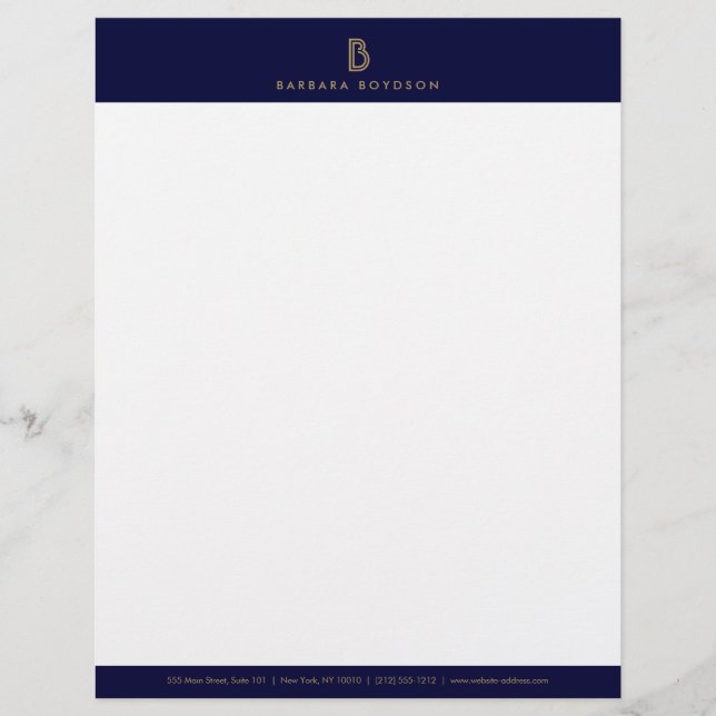 PAPEL TIMBRADO LOGOTIPO INICIAL DO MONOGRAMA INICIAL DO MODERNO E (Frente)