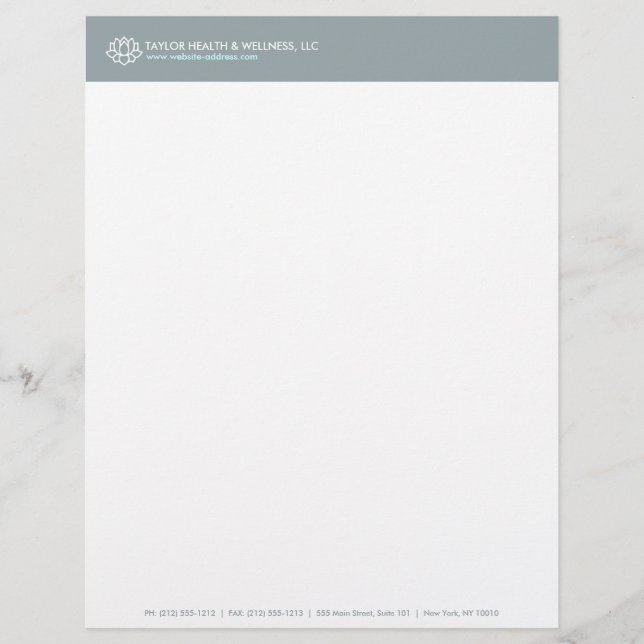 PAPEL TIMBRADO LOGOTIPO LOTUS BLOSSOM PARA INTEGRIDADE/INTEGRIDAD (Frente)