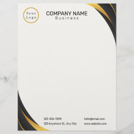 Papel Timbrado Logotipo para empresa profissional moderno