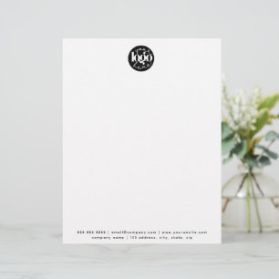 Papel Timbrado Logotipo Personalizado de Negócios Profissional Mi