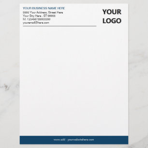Papel Timbrado Logotipo Personalizado para a Sua Empresa Letterhe