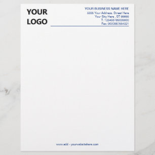 Papel Timbrado Logotipo personalizado timbrado para escritório si