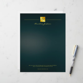 Papel Timbrado Logotipo Simples de Marcação Profissional