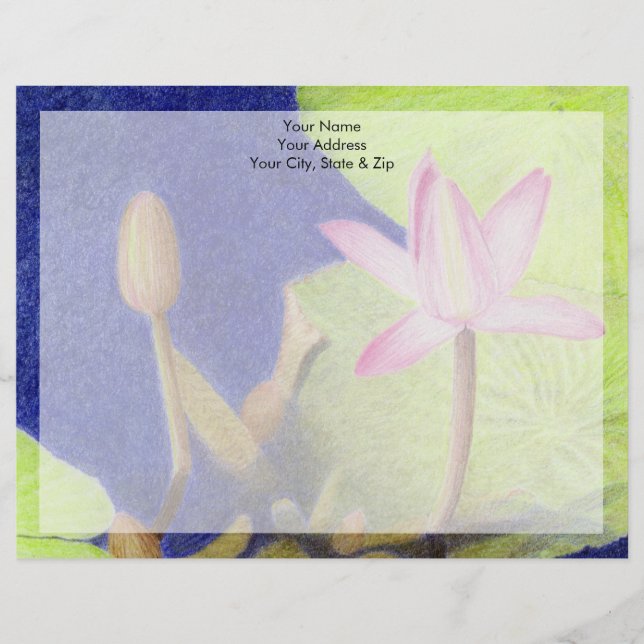 Papel Timbrado Lotus (Frente)