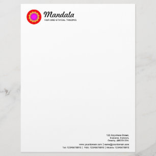 Papel Timbrado Mandala Kaleidoscopic 020