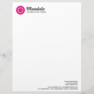Papel Timbrado Mandala Kaleidoscopic 022