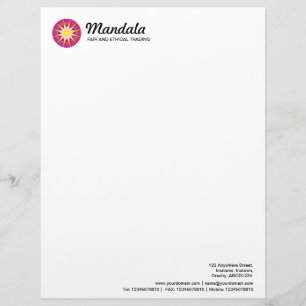 Papel Timbrado Mandala Kaleidoscopic 023