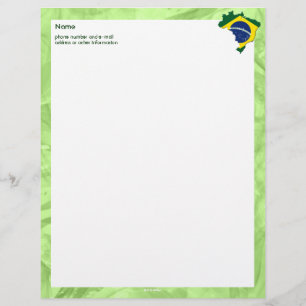 Papel Timbrado Mapa de Brasil