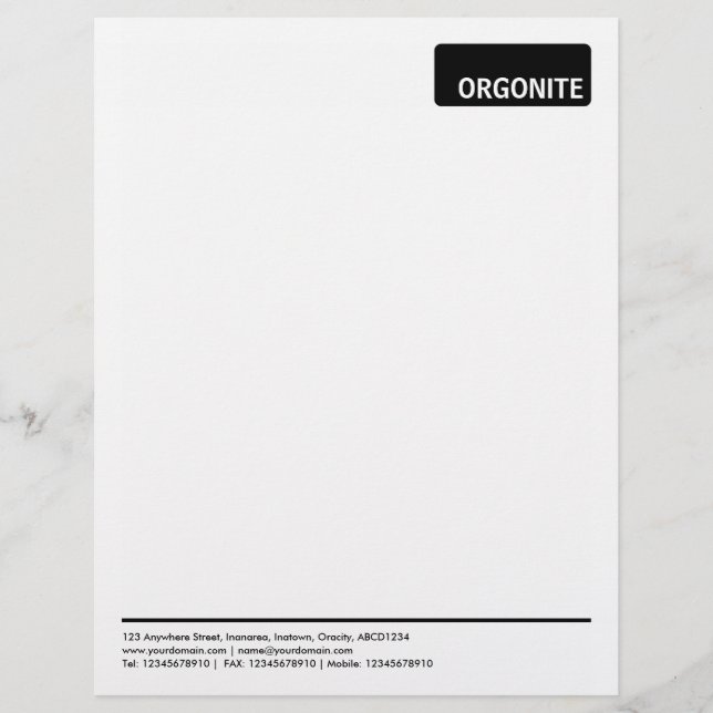 Papel Timbrado Marca Superior v3 - Preto (Frente)