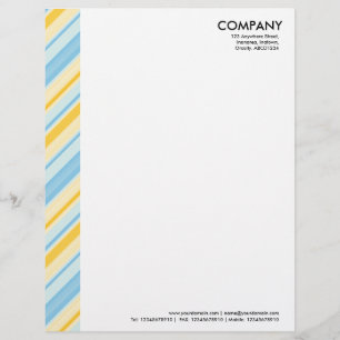 Papel Timbrado Margem Colorida - Listras 310515 (03)
