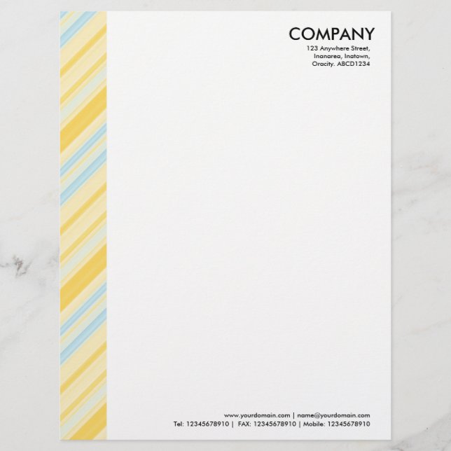 Papel Timbrado Margem de cor - faixas 310515 (04) (Frente)