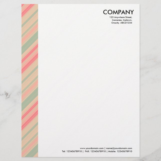 Papel Timbrado Margem de cor - faixas 310515 (05) (Frente)