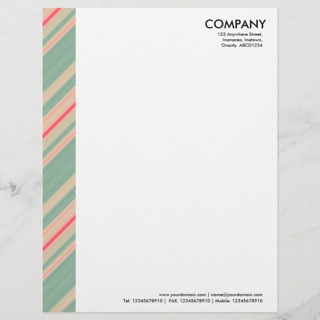 Papel Timbrado Margem de cor - faixas 310515 (07) (Frente)