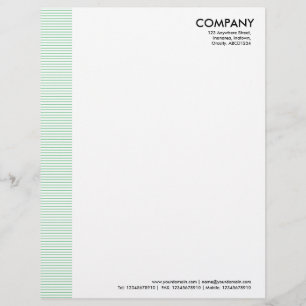 Papel Timbrado Margem Vinculada - Verde Desvanecido