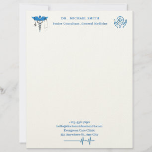 Papel Timbrado Médico Simples