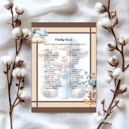 Papel Timbrado Meu Pequeno Cordeiro _ Jogo de Doces