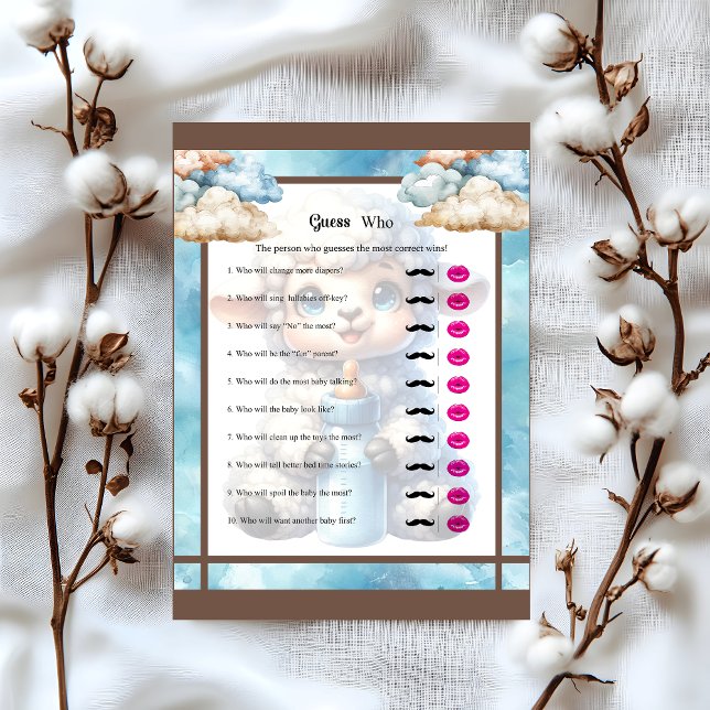 Papel Timbrado Minha Pequena Ovelha_ Adivinhe Quem (Criador carregado)