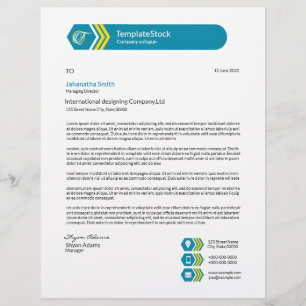 Papel Timbrado Mínimo de Letterhead