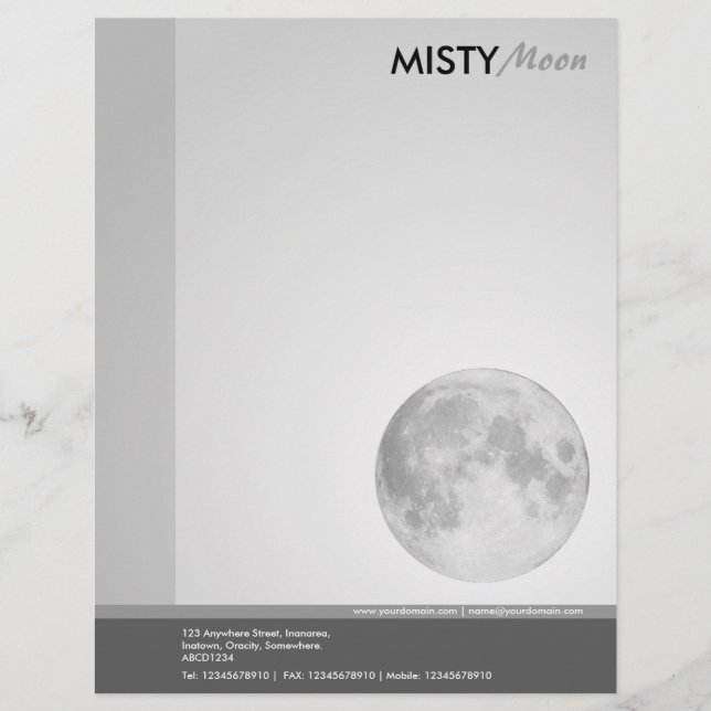 Papel Timbrado Misty Moon (Frente)