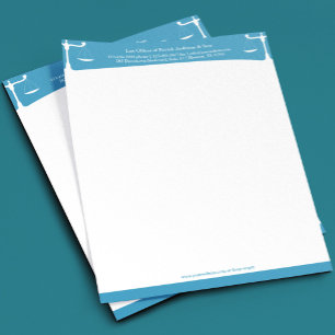 Papel Timbrado Modelo de Cabeçalho de Carta de Advogado Procurado