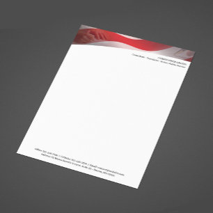 Papel Timbrado Modelo de Cabeçalho de Carta de Notário Público EU