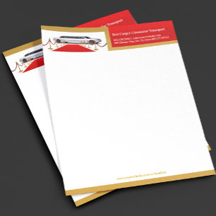 Papel Timbrado Modelo de Cabeçalho de Carta de Serviço de Tapete 