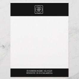 Papel Timbrado Modelo de Carta de Promoção de Logotipo Empresaria