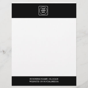 Papel Timbrado Modelo de Carta de Promoção de Logotipo Empresaria