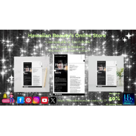 Papel Timbrado Modelo de retomada personalizável com a foto 3