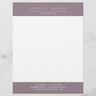 Papel Timbrado Modelo simples e elegante para Design profissional