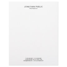 Modelo simples preto e branco elegante moderno