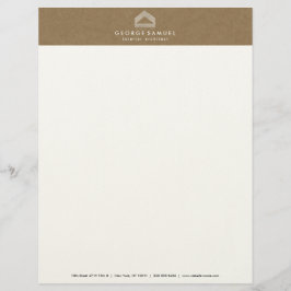 Papel Timbrado Modern Home Design | Abstract Logo