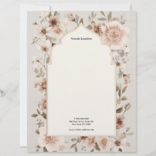 Papel Timbrado Moderno Simples Branco Profissional