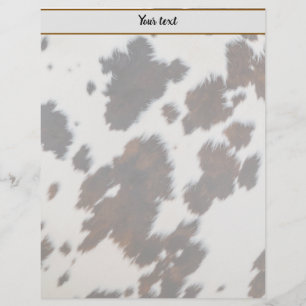 Papel Timbrado Monarca Vaca Pelagem Preta