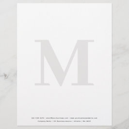 Papel Timbrado Monograma - Modelo