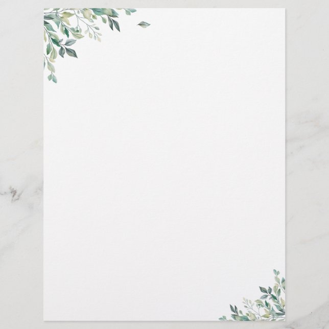 Papel Timbrado Monograma Moderno (Frente)