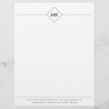 Monograma Personalizado Profissional Moderno