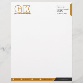 Papel Timbrado Monograma profissional