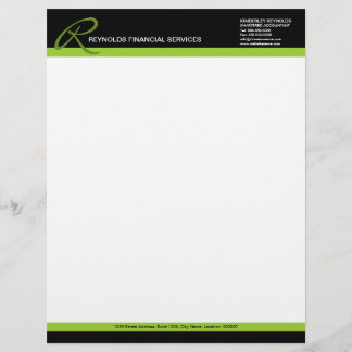 Papel Timbrado Monograma Profissional - Letra