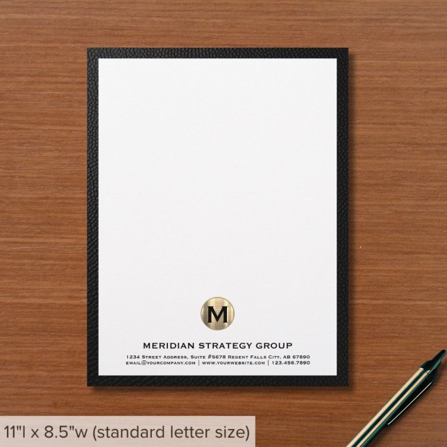 Papel Timbrado Monogramas Business Letterhead (Criador carregado)