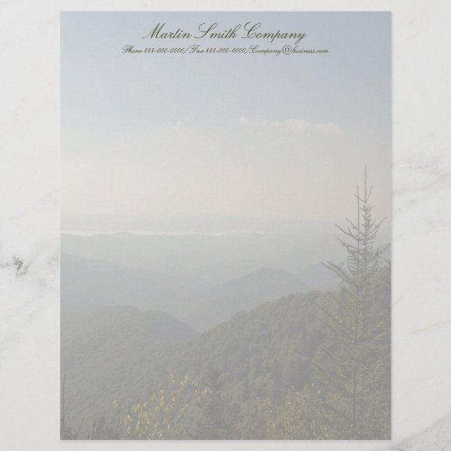 Papel Timbrado Montagens com Letterhead Profissional (Frente)