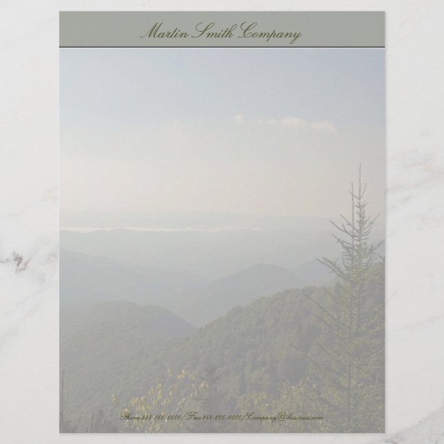 Papel Timbrado Montagens com Letterhead Profissional (Frente)