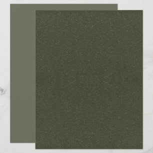 Papel Timbrado Moss Green Noise Effect Letterhead - Personalizáve