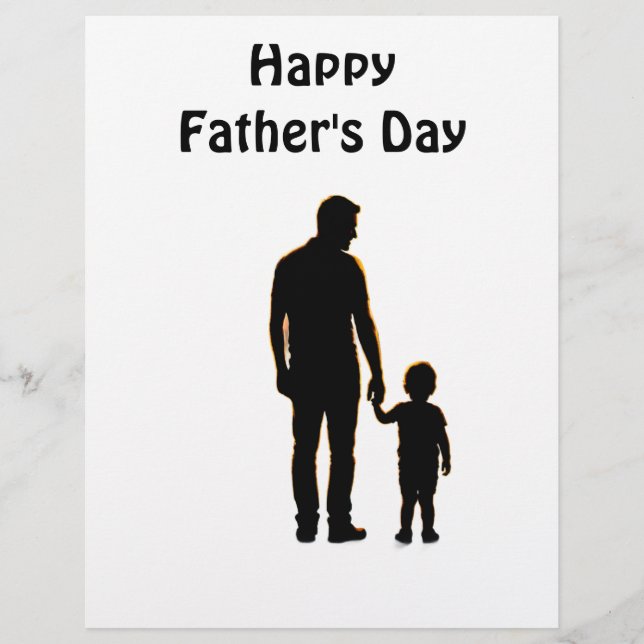 Papel Timbrado My First Hero – Father’s Day Card (Frente)