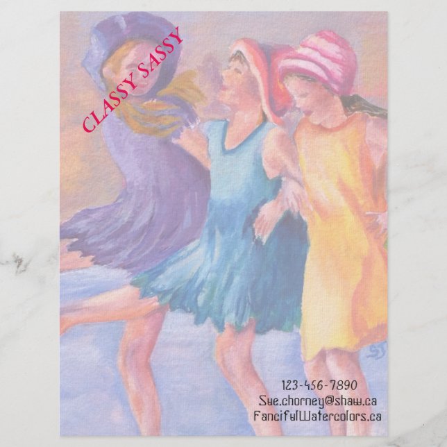 PAPEL TIMBRADO NAMORADAS DE PRAIA PERSONALIZÁVEIS (Frente)