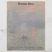 Nascer do sol por Claude Monet, arte da impressão