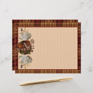 Papel Timbrado Nature Nut Squirrel